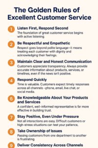 The Golden Rules of Excellent Customer Service